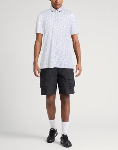 Man Polo shirt White Size L Cotton