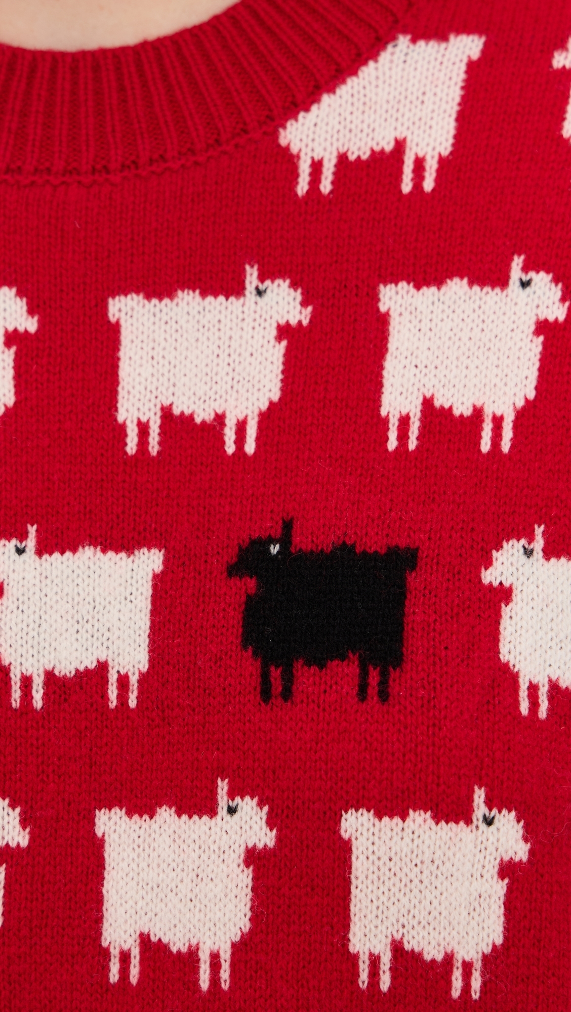 Warm & Wonderful Oversized Wool Sweater Diana Red