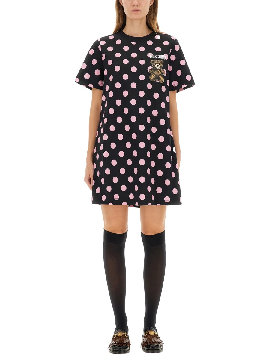 "Teddy Polka Dots" Dress