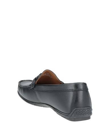 Man Loafers Black Size 11 Leather