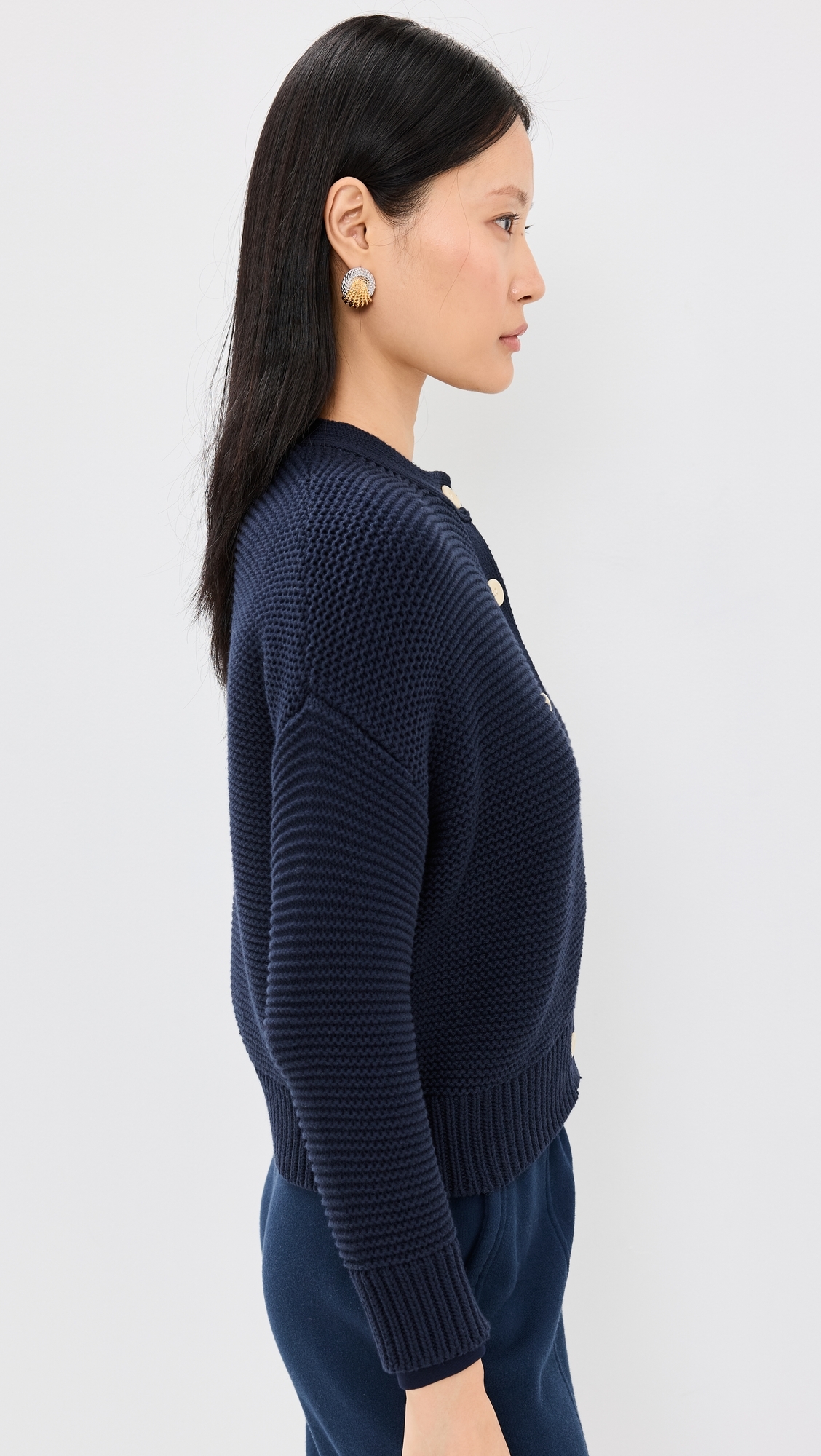 Nico Chunky Cardigan Dark Navy