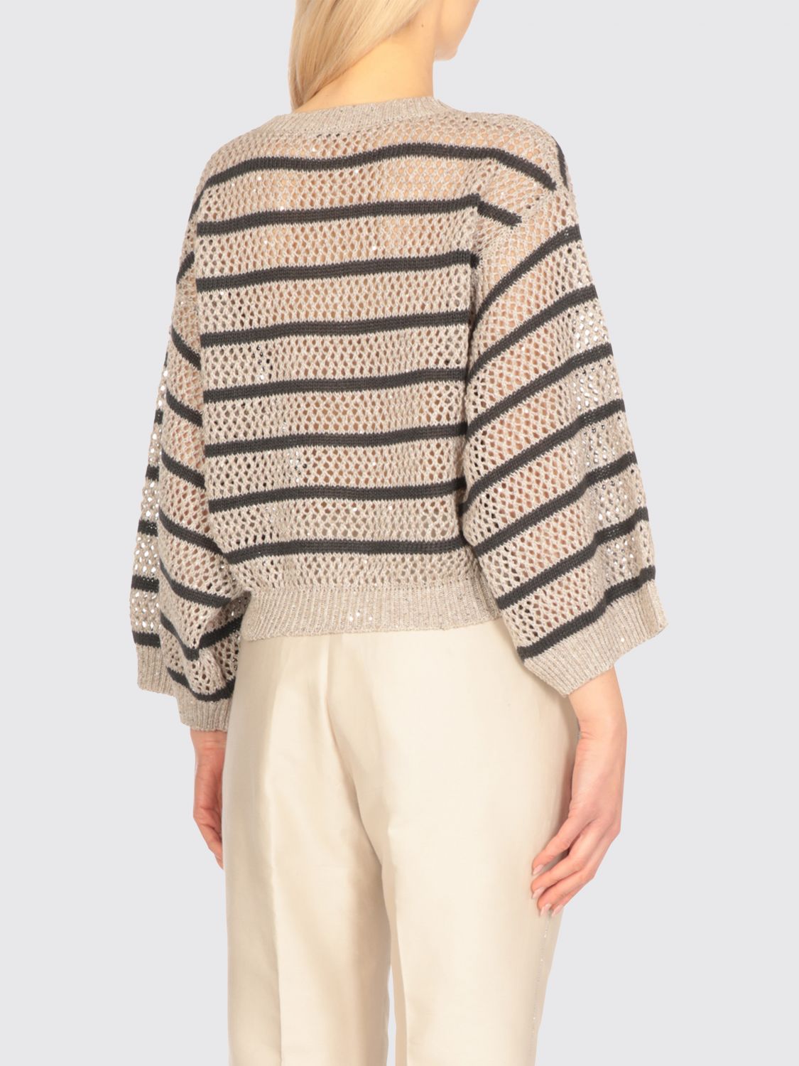 Striped sweater - Neutrals