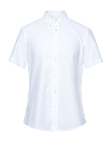 Man Shirt White Size 14 ½ Cotton, Elastane