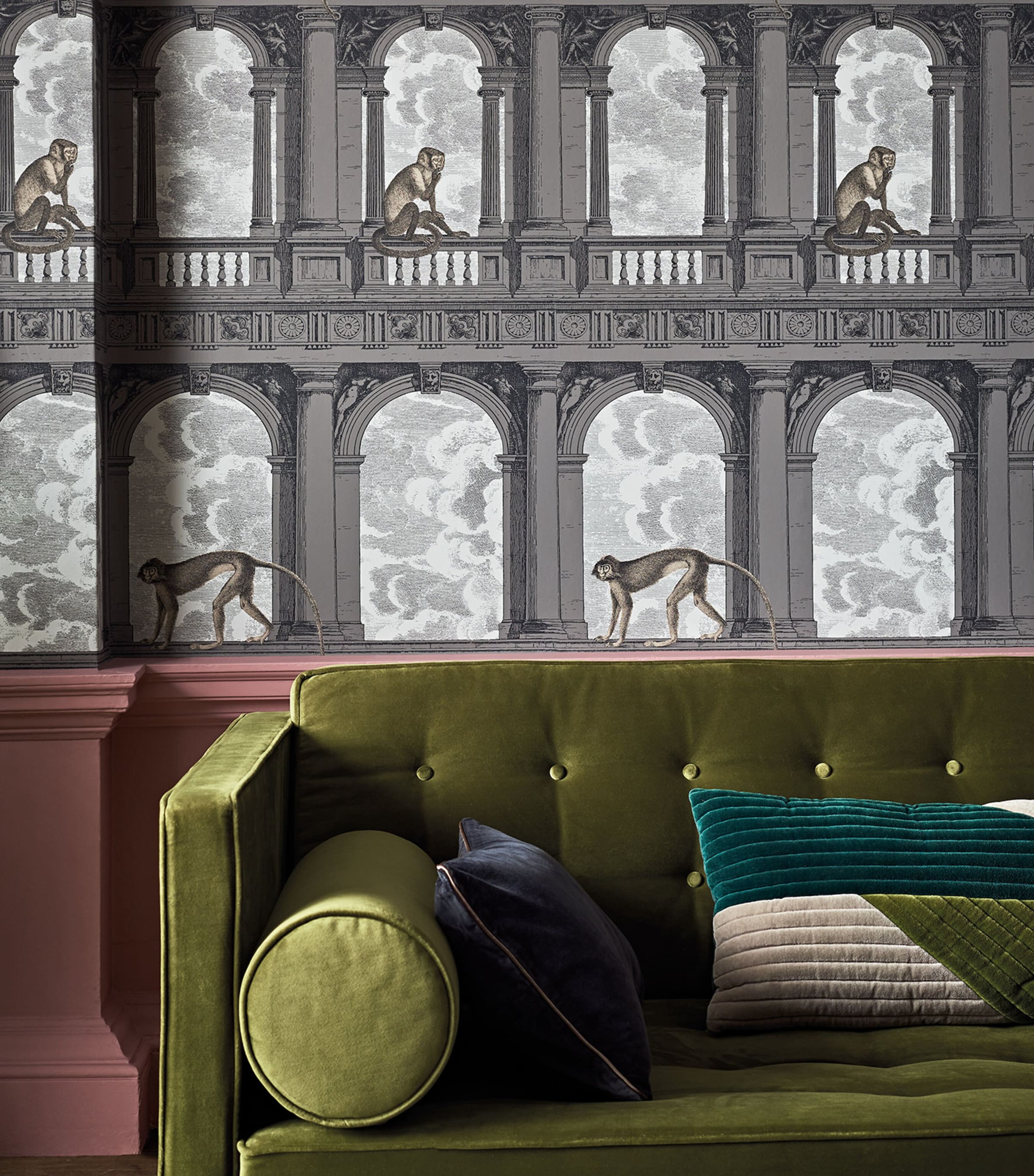 X Fornasetti Procuratie con Vista Wallpaper Roll