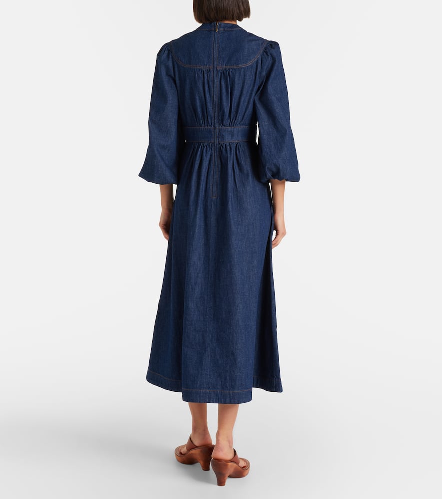 Awaken denim midi dress