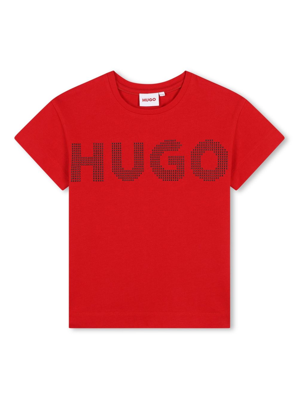 Logo-studded T-shirt - Red