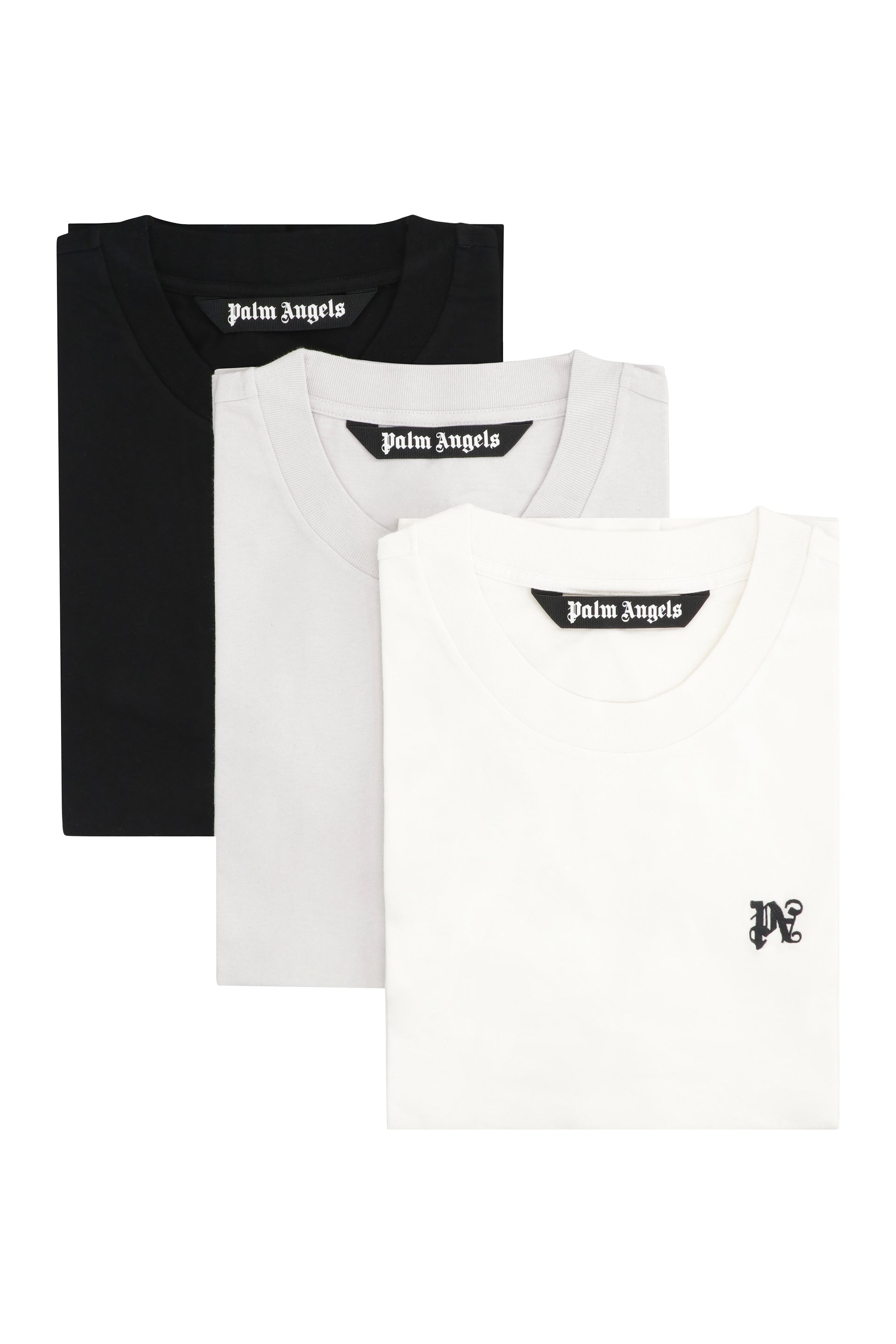 Monogram-embroidered T-shirt (pack of Three)