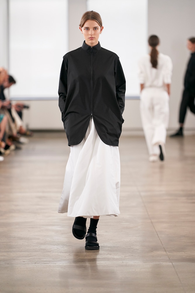 The Row Hook and Loop leather sandals