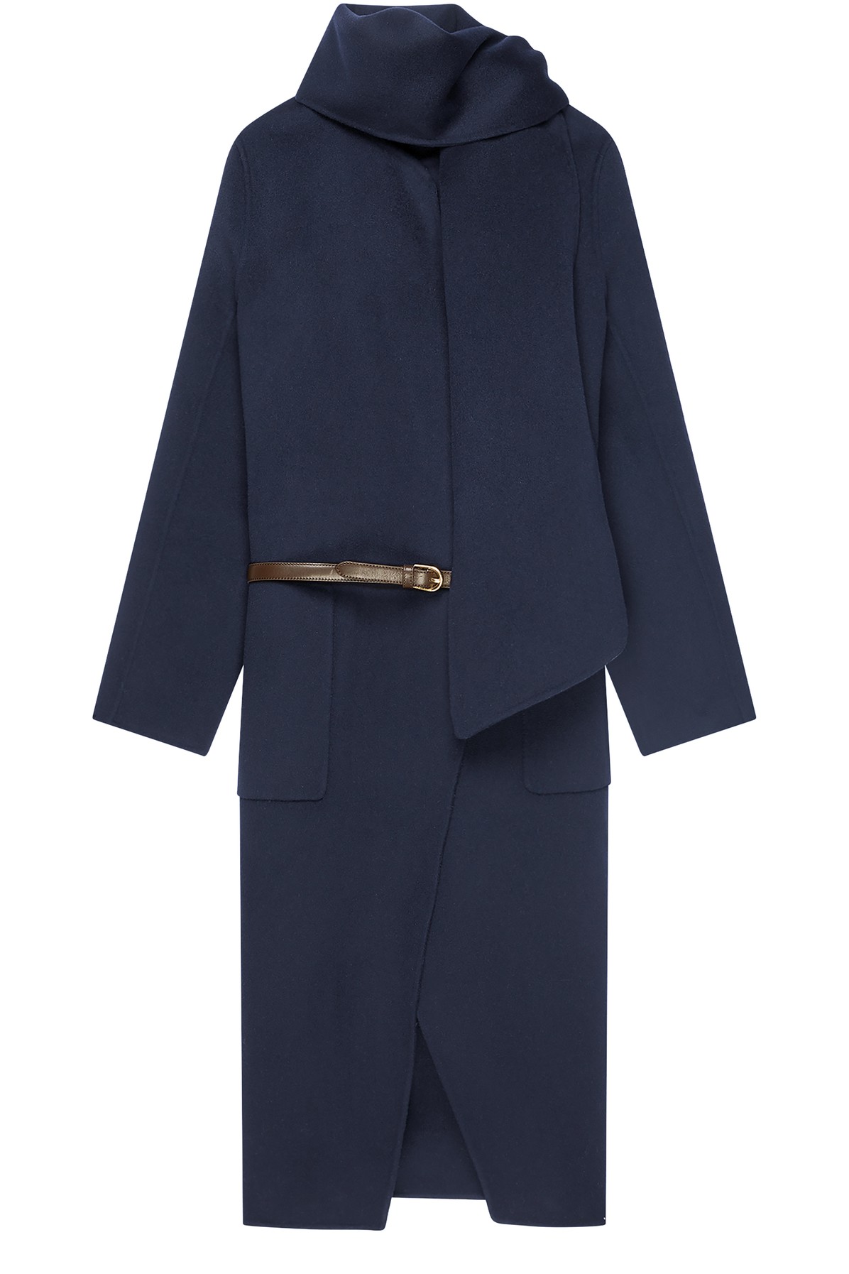 Valeran Coat with Removable Scarf