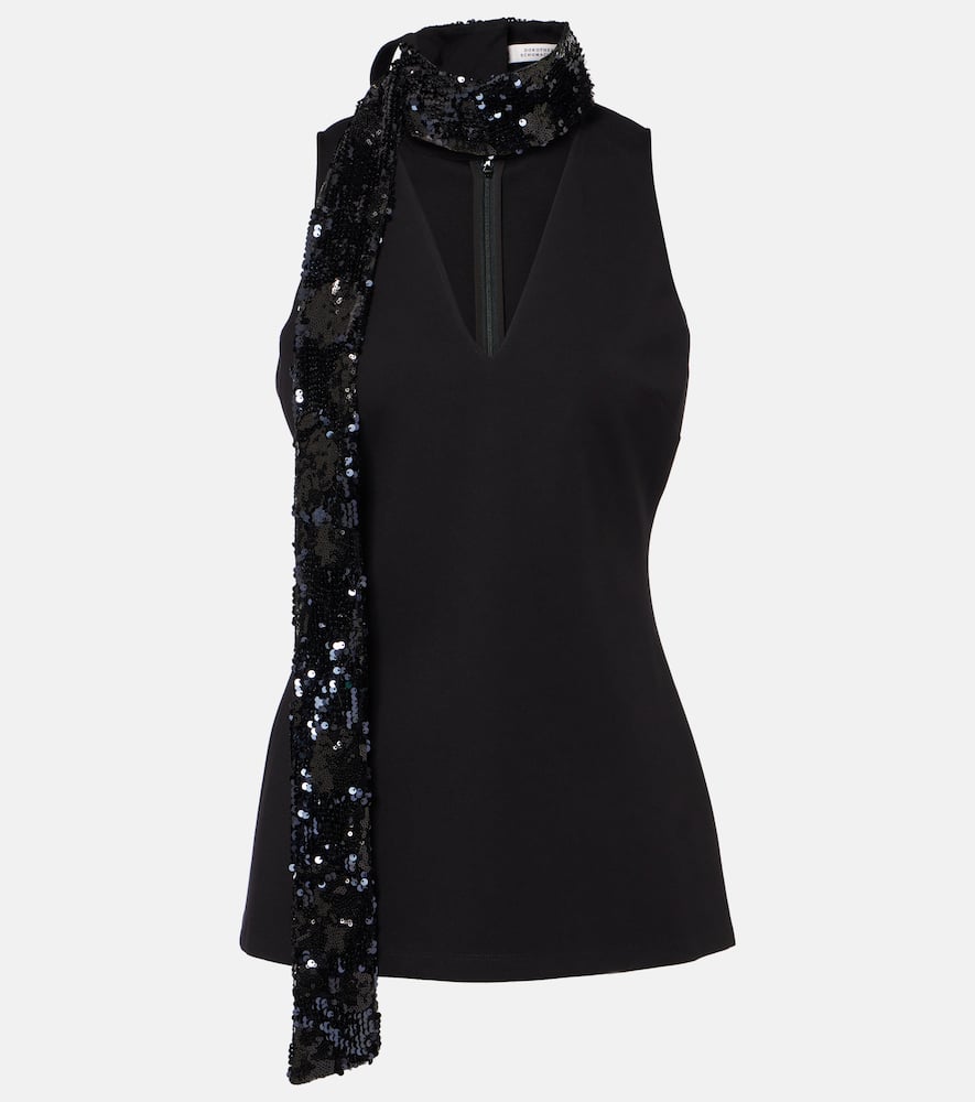 Emotional Essence sequined scarf top