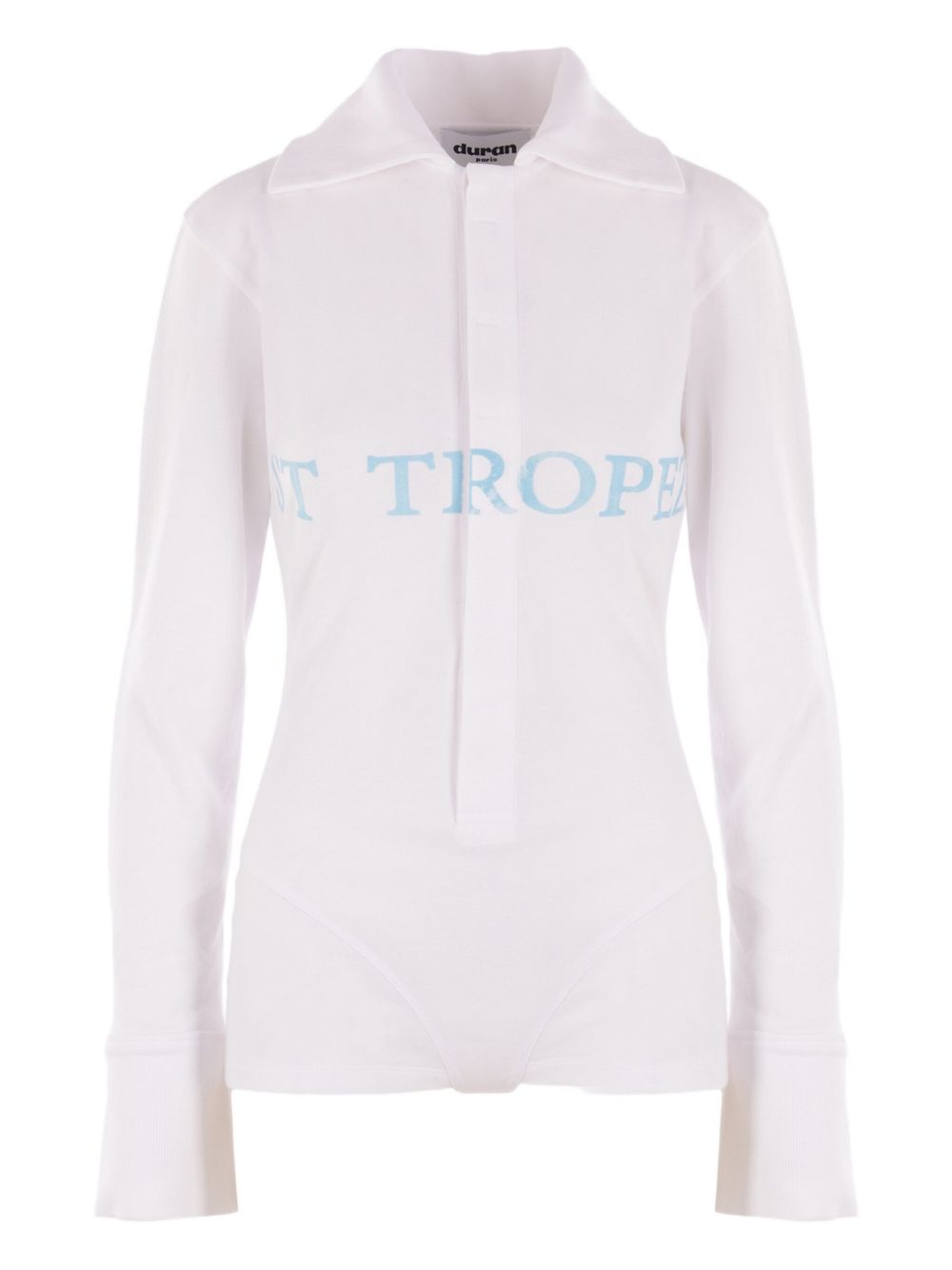 Duran Lantink piqué bodysuit - White