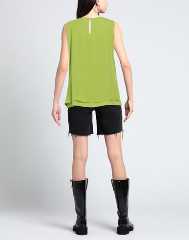 Camilla Milano Woman Top Lime green Size 6 Polyester, Elastane
