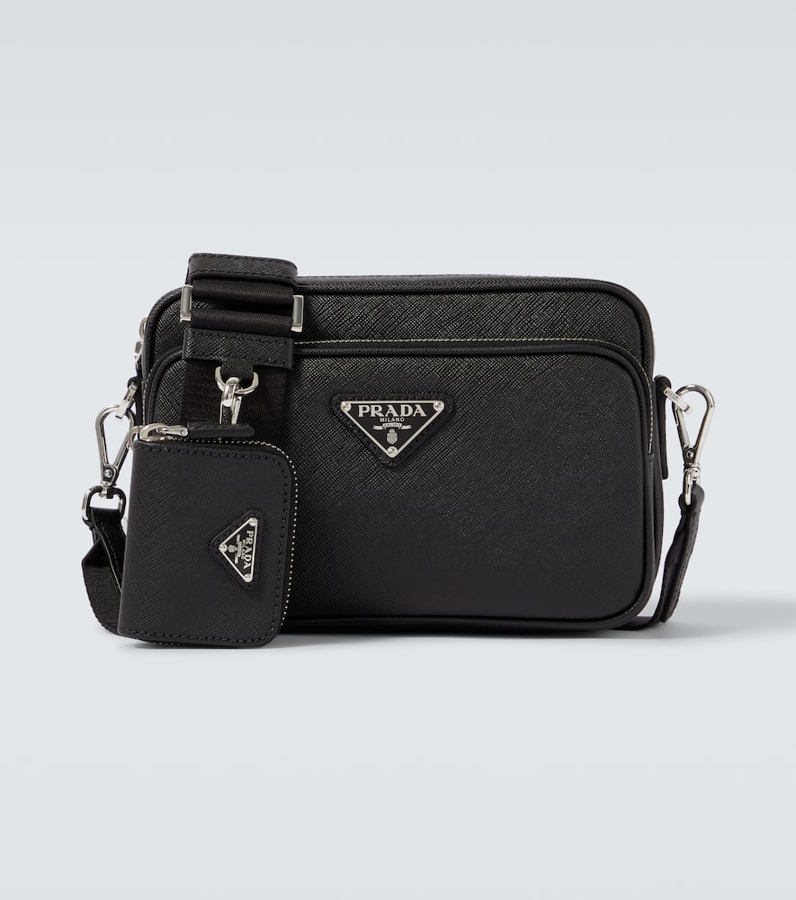 Saffiano leather shoulder bag