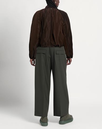 Woman Puffer Dark brown Size S Polyester