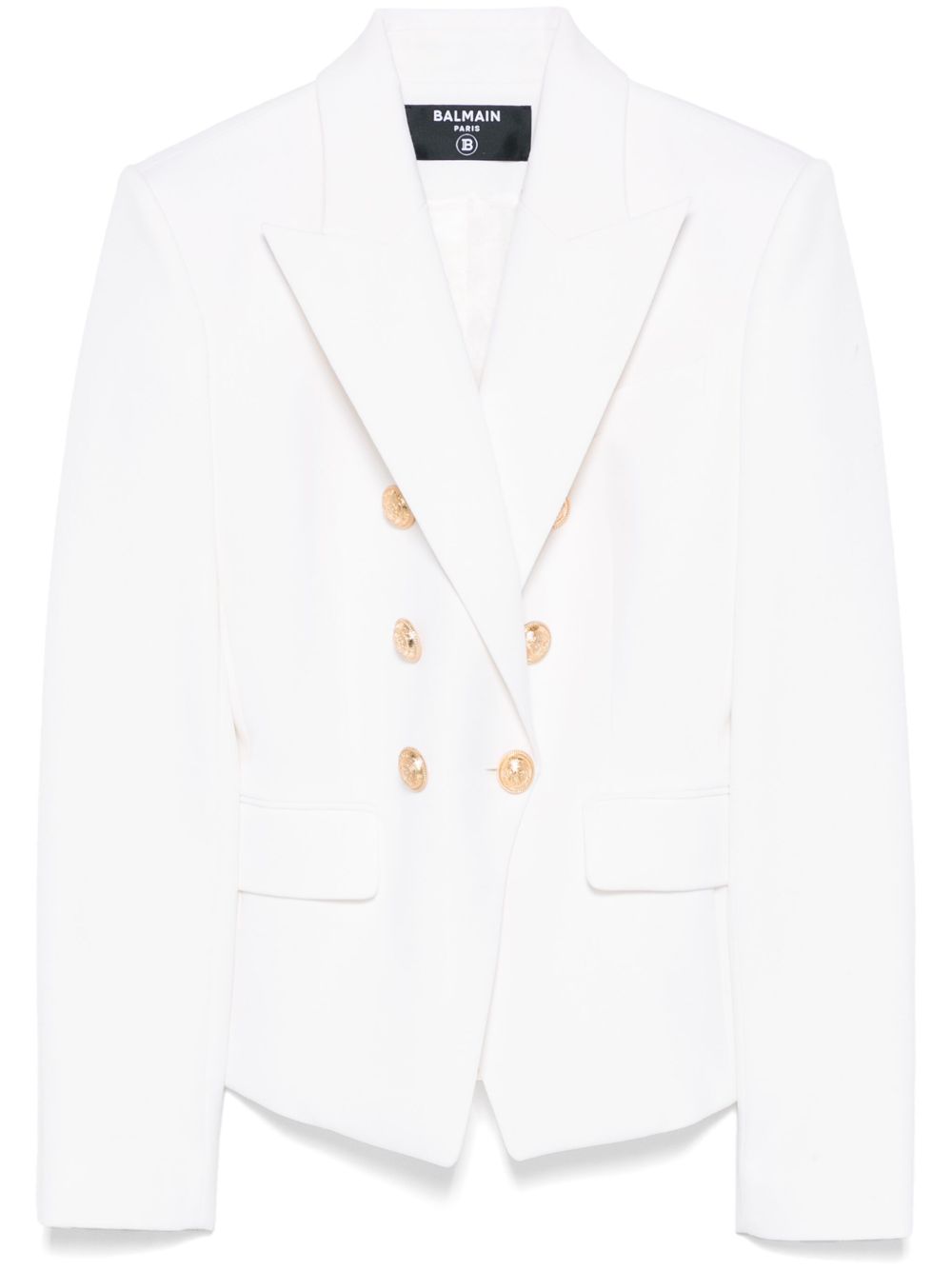 Double-breasted blazer - White