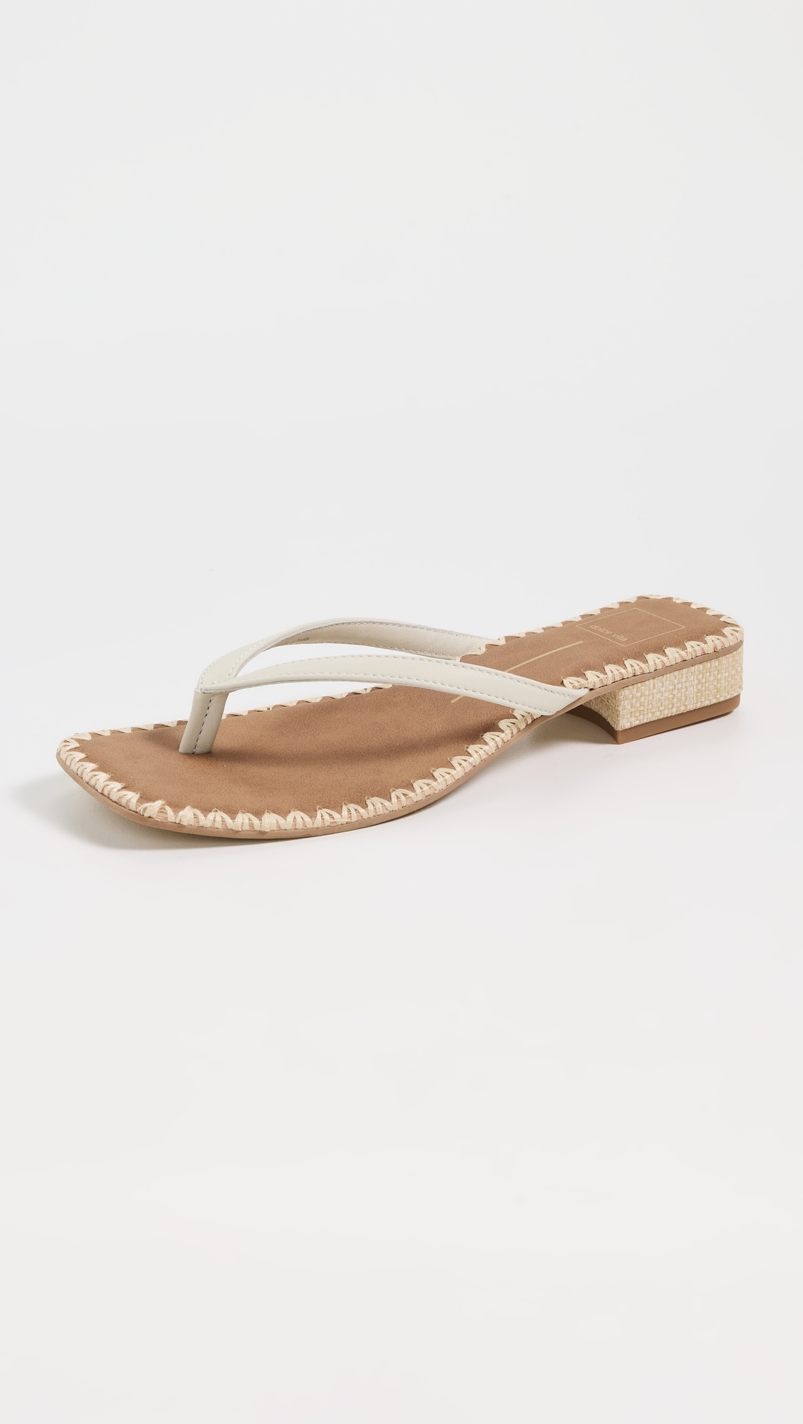 Dolce Vita Barty Sandals White Leather