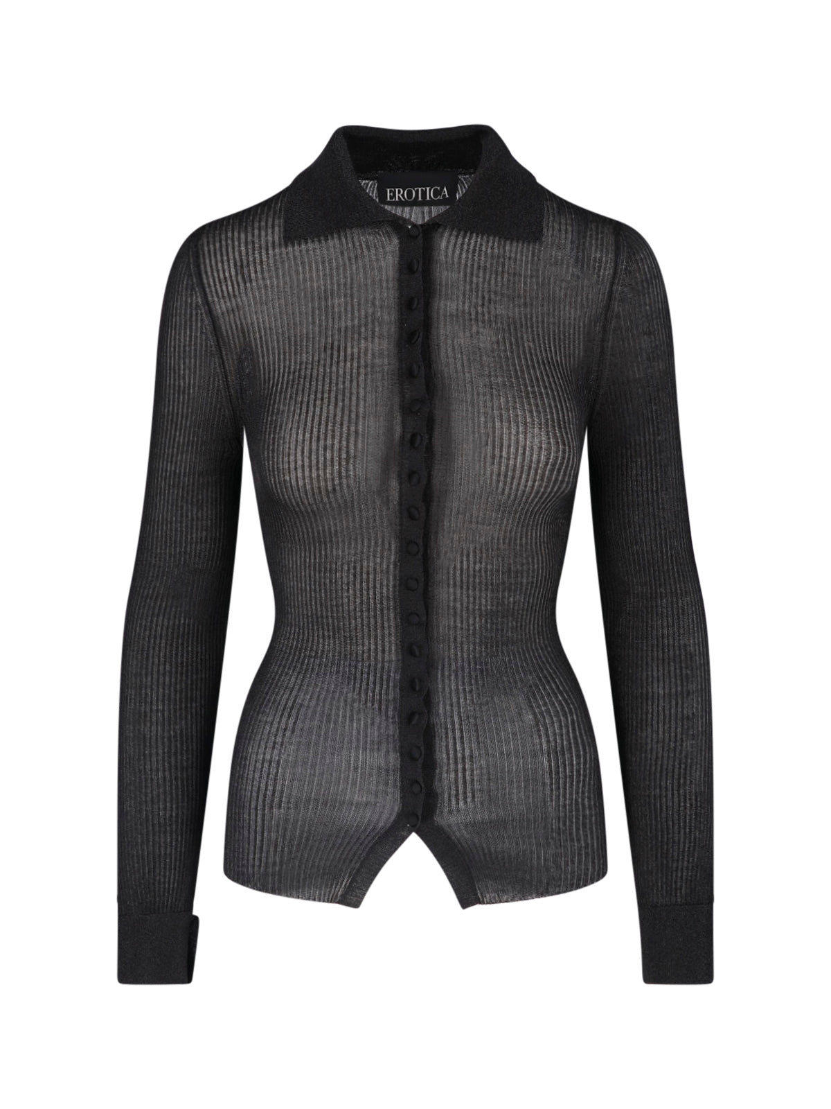 Metal-Accented Viscose Shirt for Women