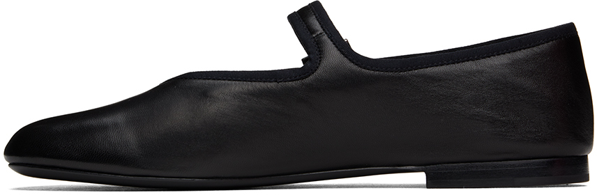 The Row Black Boheme MJ Ballerina Flats