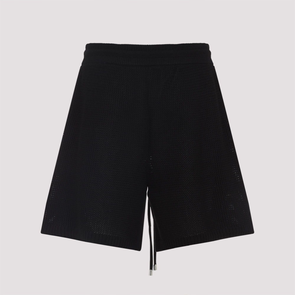 Crochet Mesh Short Black