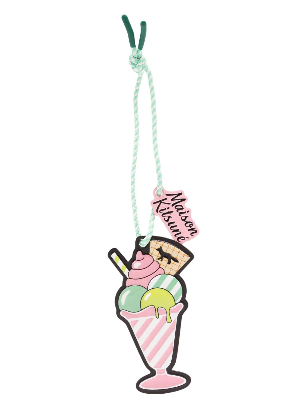 Ice cream key charm - Pink