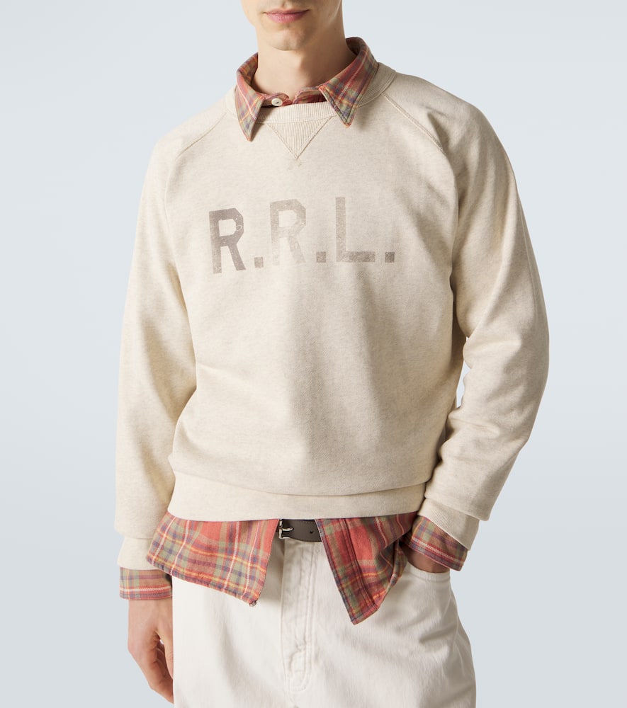 Logo cotton-blend sweatshirt