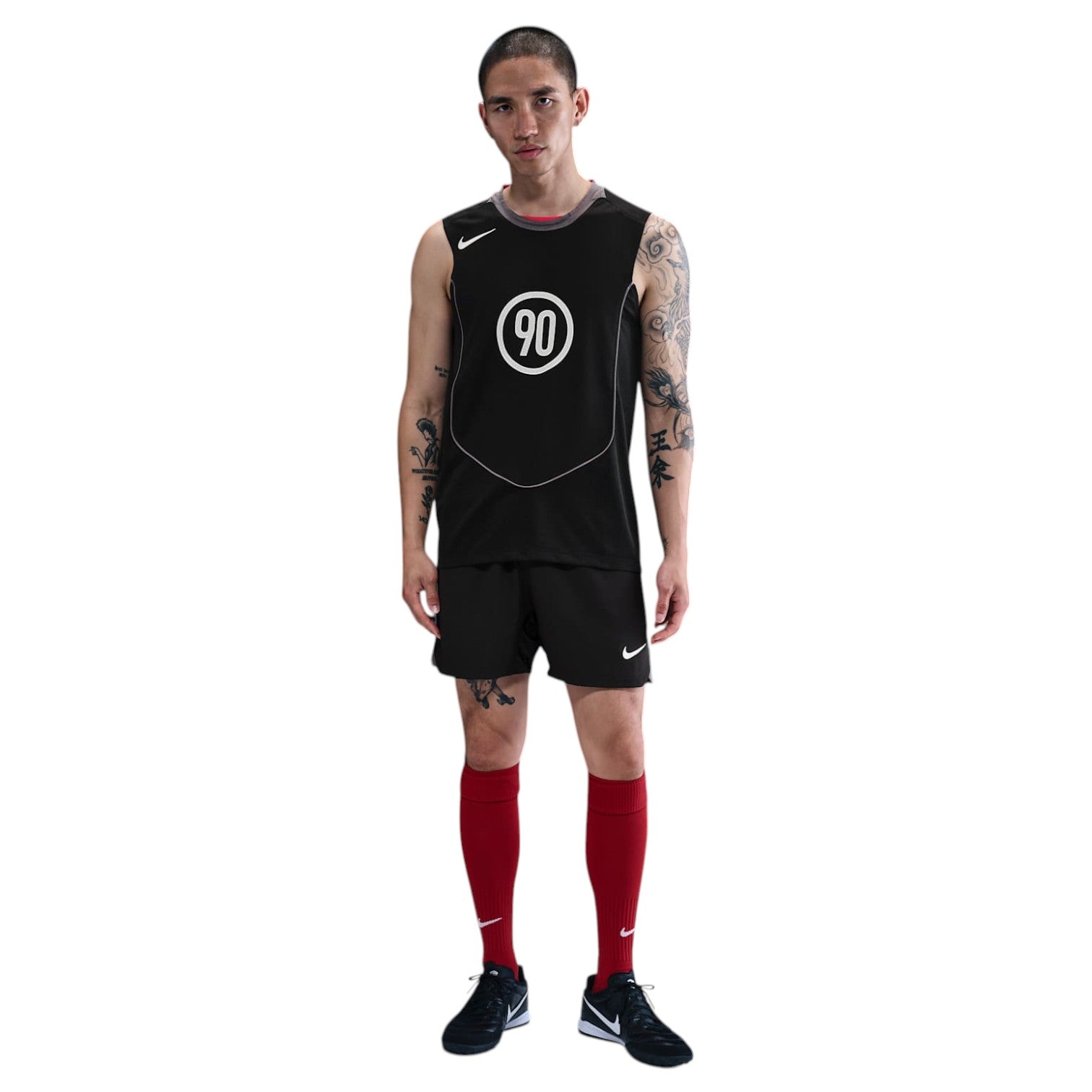 Total 90 Dri-FIT Sleeveless Soccer Top 'Black Light Graphite'