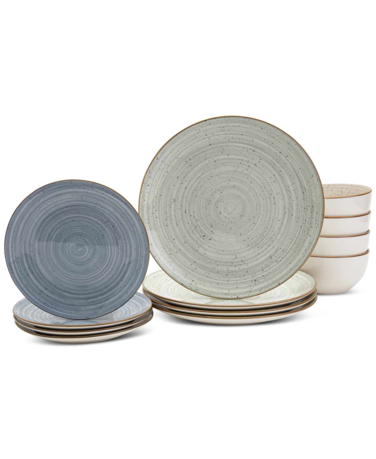 Speckled Farmhouse 12 Pc. Dinnerware Set, Service for 4 - Multi