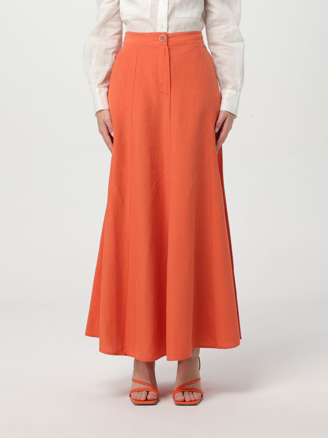 Skirt LIU JO Woman color Orange