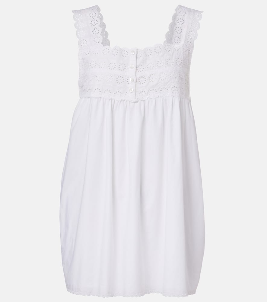 Ezra broderie anglaise cotton top