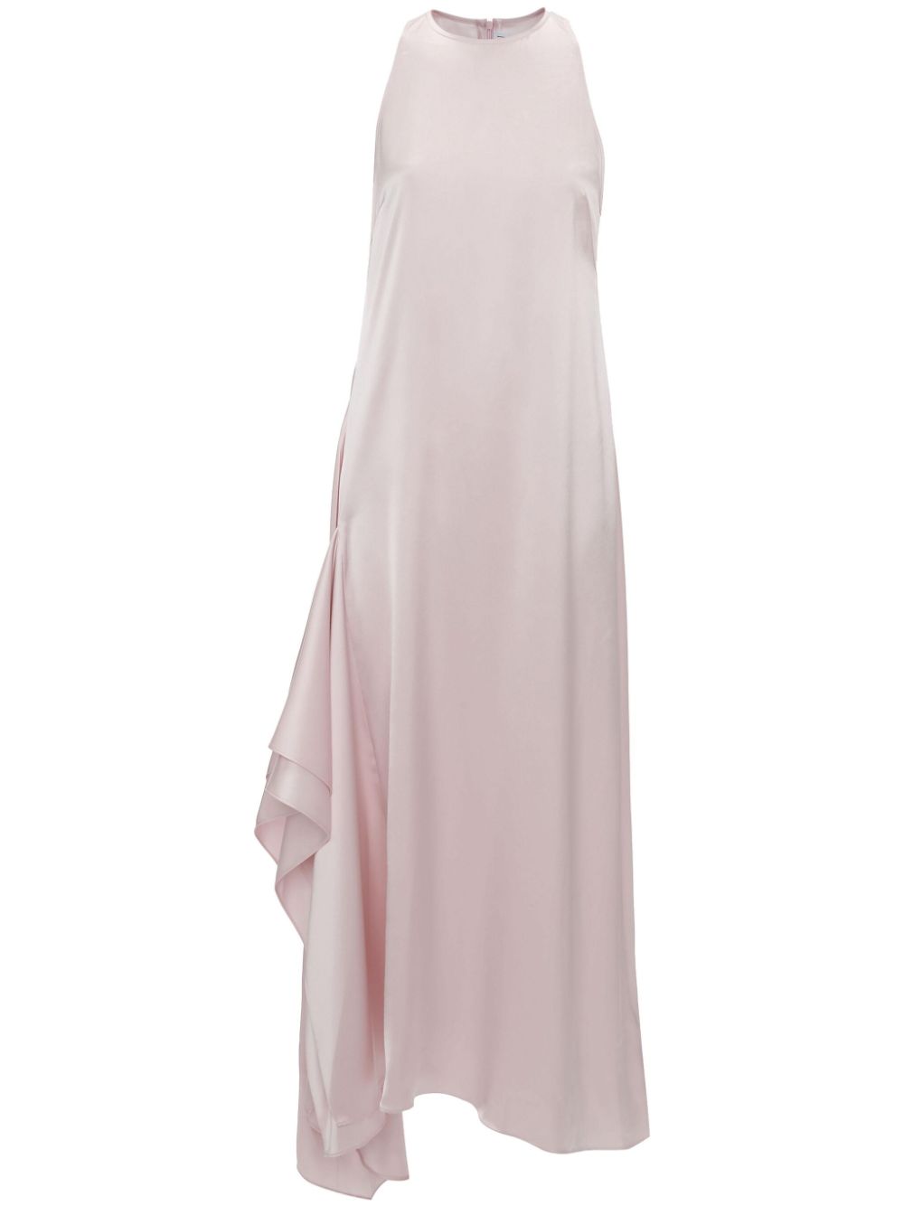 Sleeveless draped maxi dress - Pink