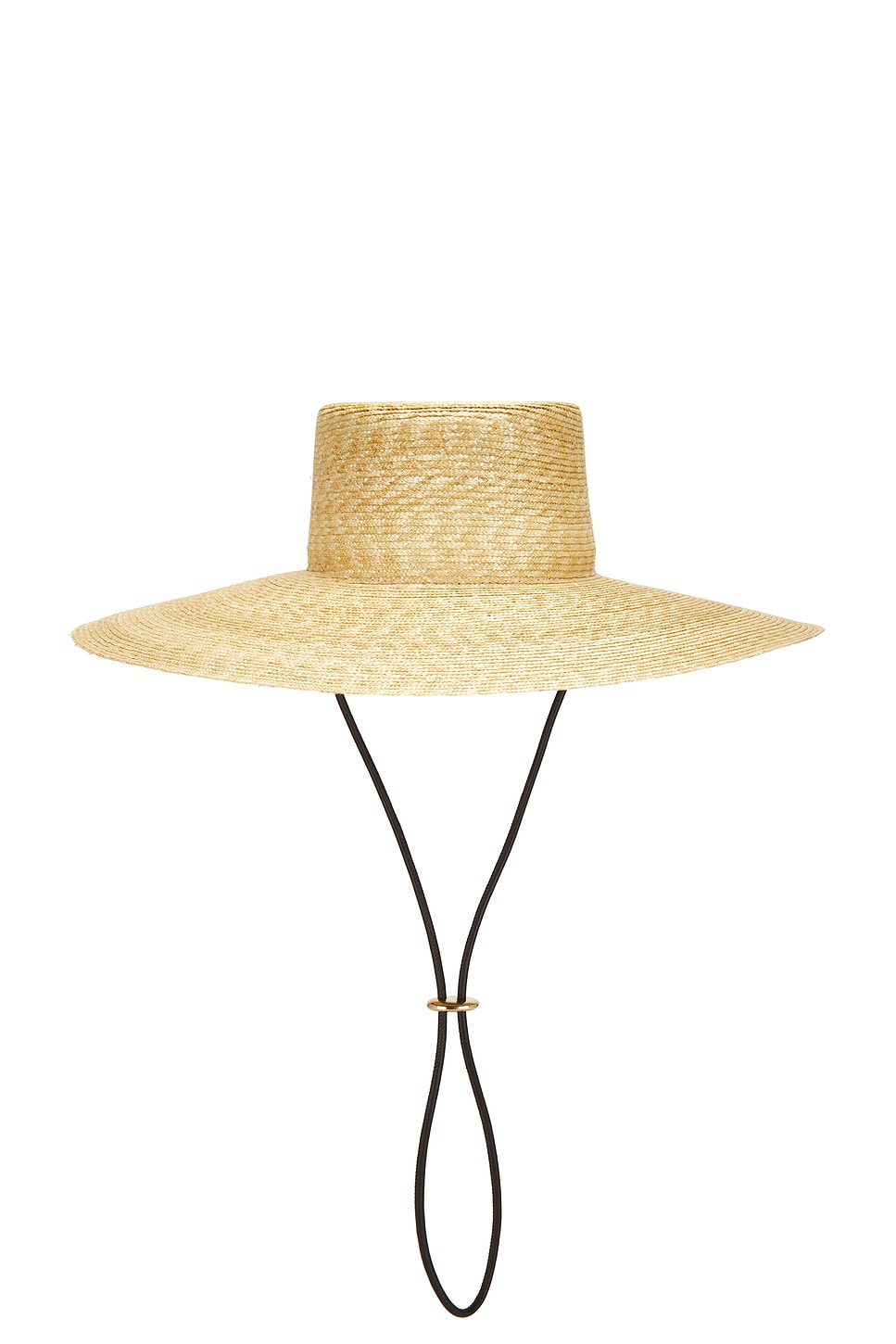 Janessa Leone HUT MIT BREITER KREMPE ROMA in Natur - Beige. L also in