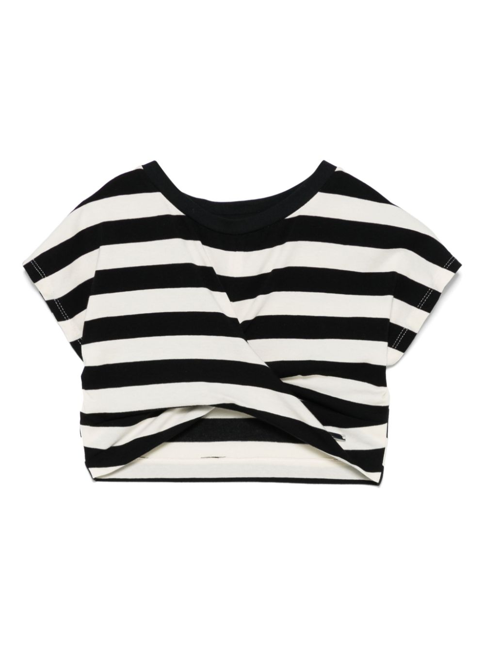Striped T-shirt - Black