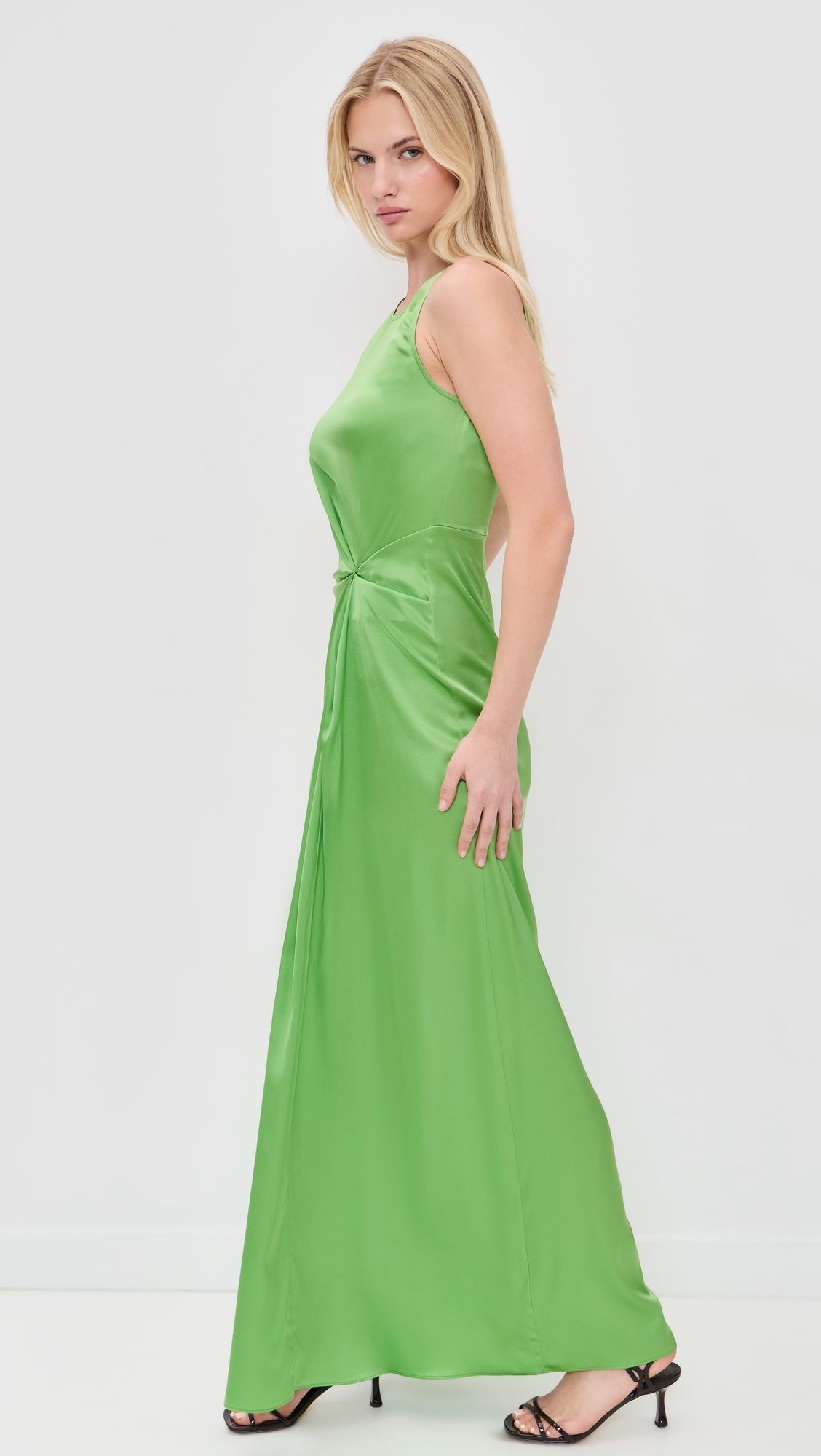 Jaelyn Silk Dress Sprout
