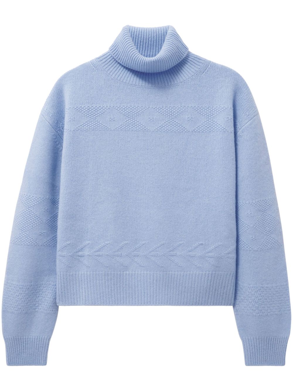 Turtleneck cashmere sweater - Neutrals