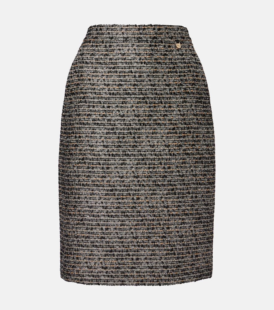 Fumetto tweed midi skirt