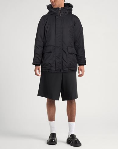 Man Puffer Navy Size L Recycled nylon, Organic cotton
