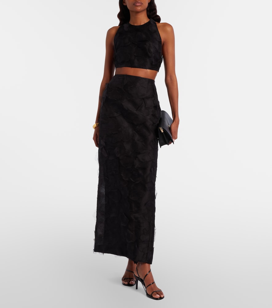 Adepto silk maxi skirt