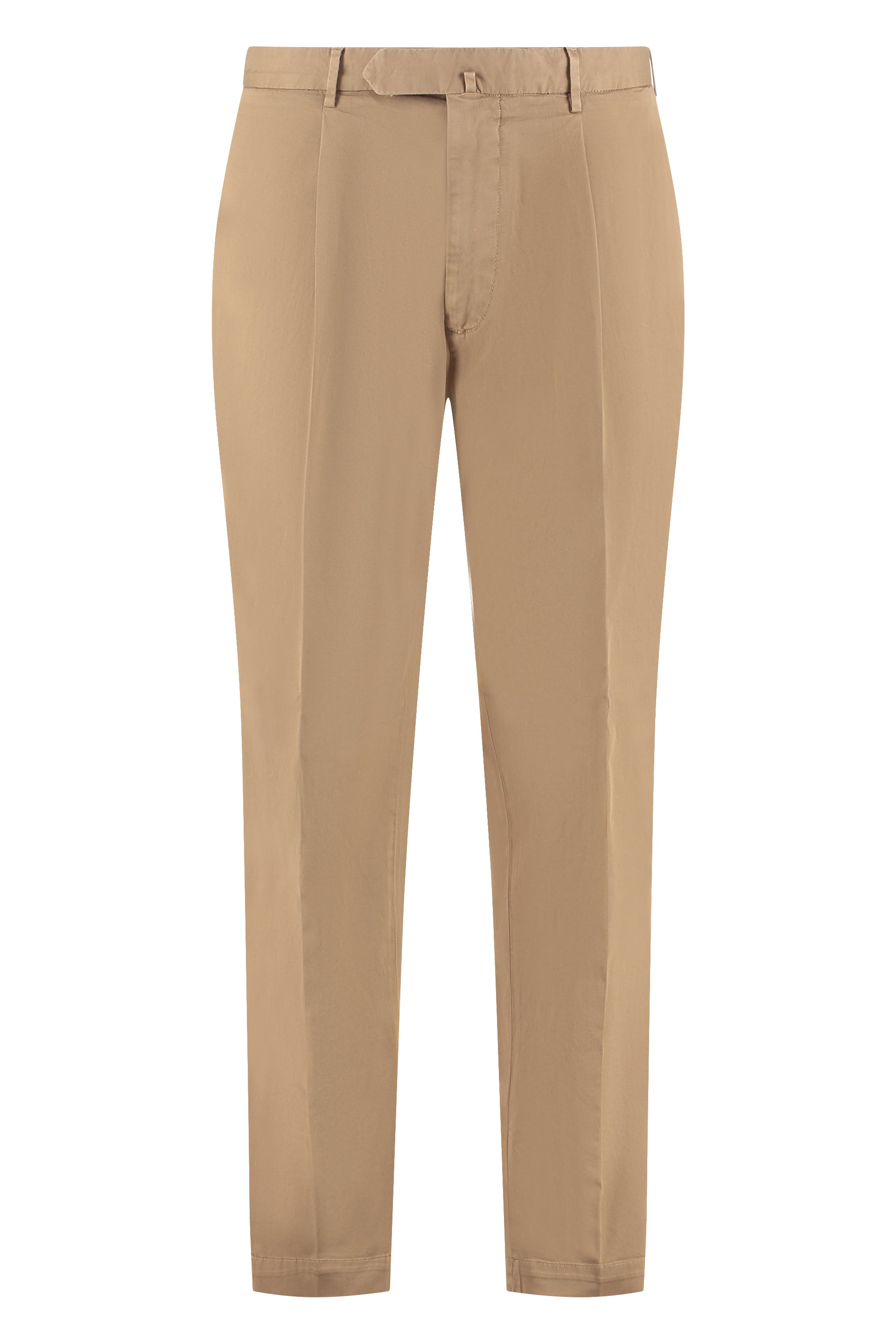 The (alphabet) Stretch Cotton Chino Trousers with Back Flap Pockets