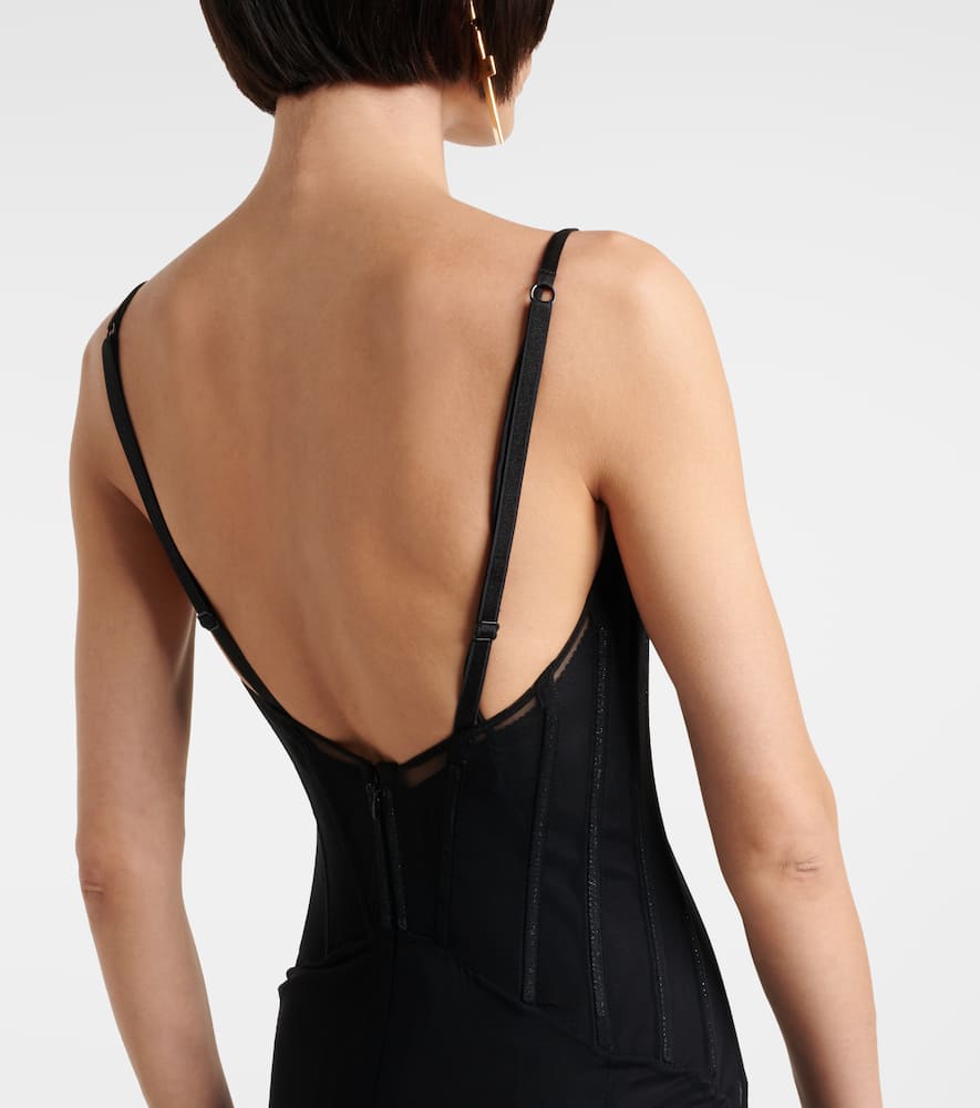 Satin corset dress