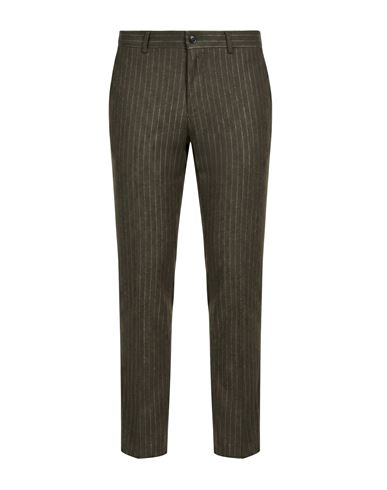 Woman Pants Military green Size 6 Virgin Wool, Elastane