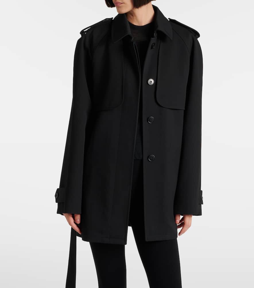 Usuaia belted virgin wool jacket