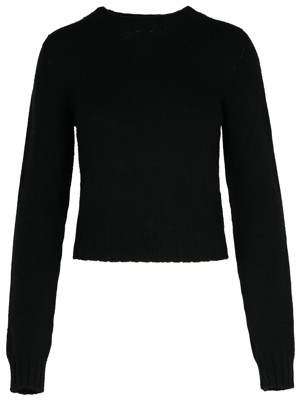 Dark Grey Merino Wool Blend Sweater