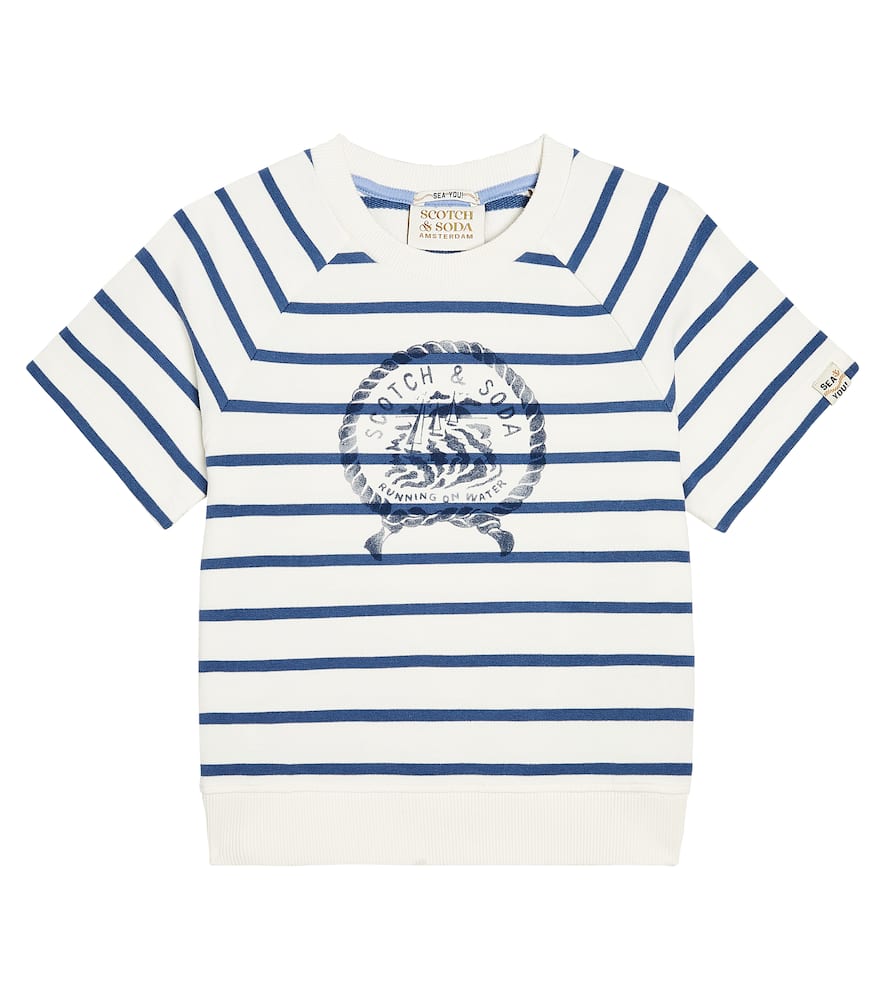 Scotch & Soda Kids Printed cotton jersey T-shirt