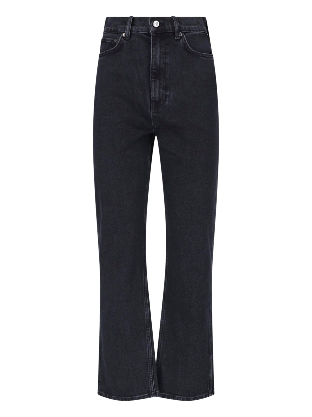Vintage-Wash High-Rise Jeans