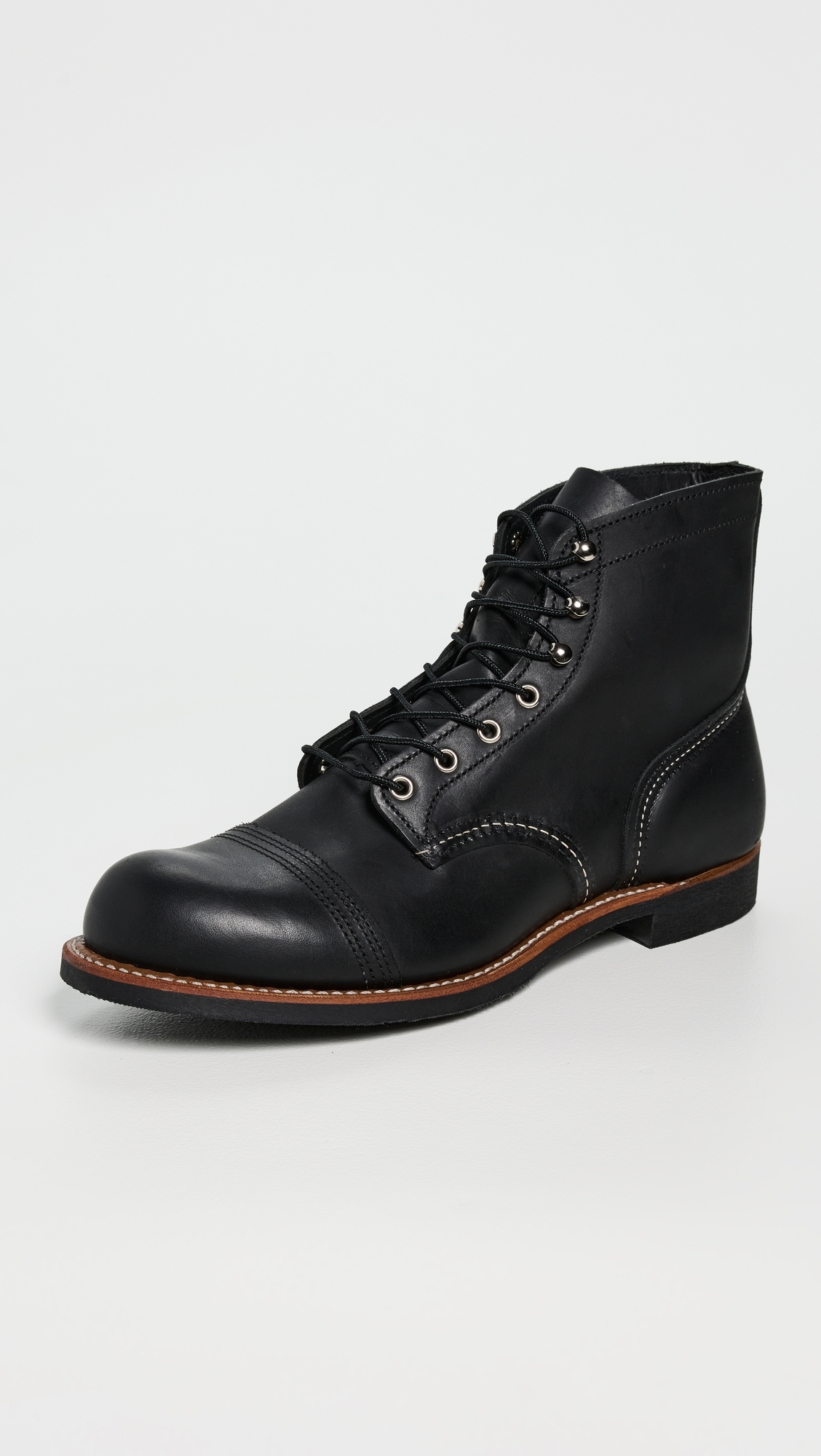 Iron Ranger Harness Leather Boots Black Harness