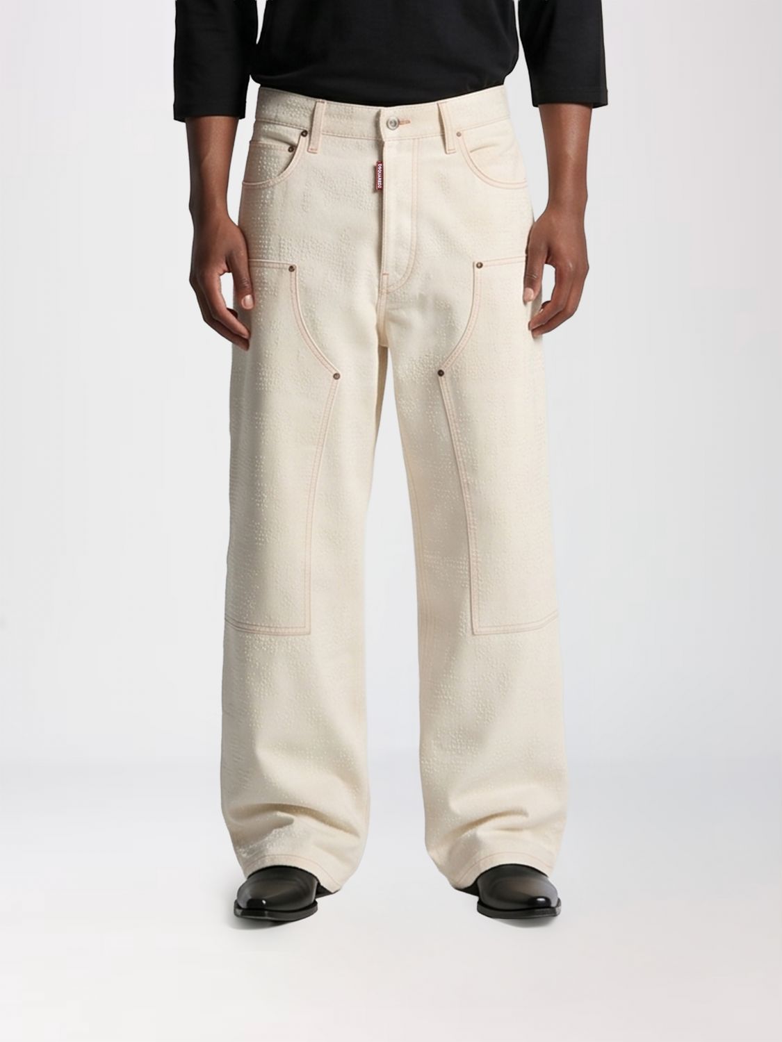 Jeans Men color White
