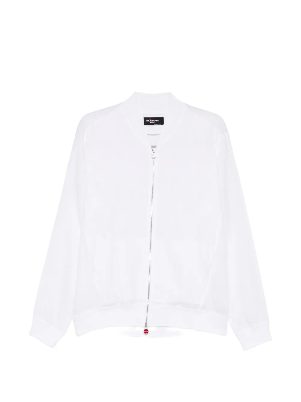 Linen Bomber Jacket — White