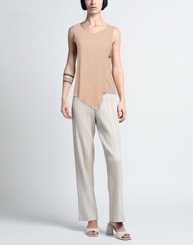 Woman Top Sand Size 16 Polyester, Viscose, Elastane