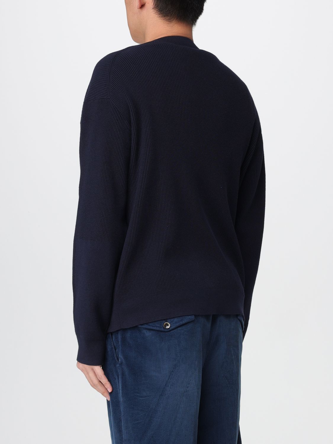 Cardigan Men color Blue