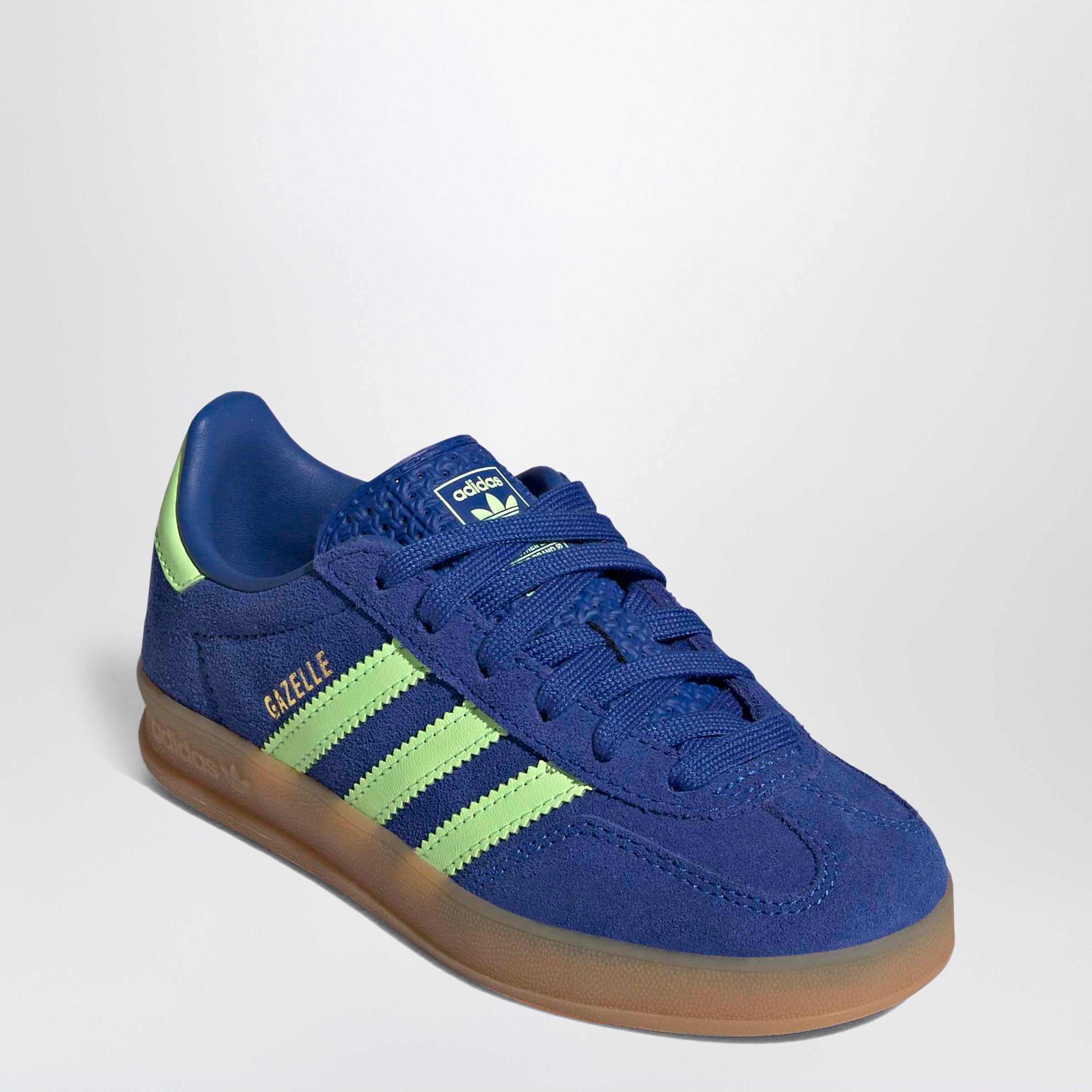 Gazelle sneakers in Royal Blue/Green Spark